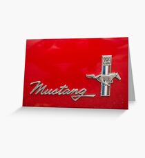 Ford Mustang Greeting Card