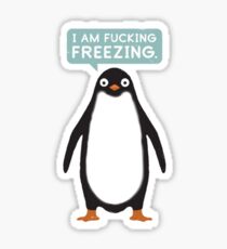 I am freezing Sticker