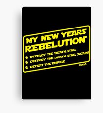 New Year's Goals Canvas Print