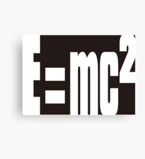 Mass–energy equivalence Canvas Print