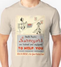 Health Physics 1950's t-shirt vintage Unisex T-Shirt