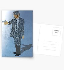 Jules from Pulp Fiction Typography Quote Design Postcards