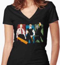 Blood and Ice Cream Women's Fitted V-Neck T-Shirt
