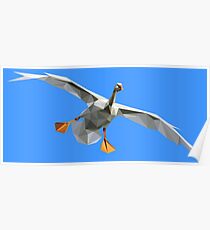 Goofy Bird Poster