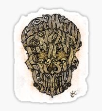The 7 Sins Skull Sticker