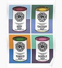 Dharma Initiative Soup Cans Poster