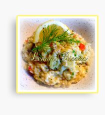 Lemon Risotto ~ Risotto al Limone Canvas Print