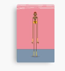 Pixel Dhalsim Canvas Print