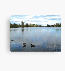 Hever Castle Lake Canvas Print
