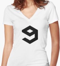 9gag Women's Fitted V-Neck T-Shirt