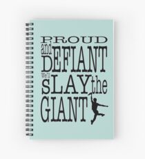 Cuaderno de espiral Newsies: mata al gigante