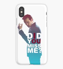 Moriarty - Did you miss me? iPhone Case/Skin
