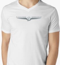 Dieselpunk Industries Metal Logo Men's V-Neck T-Shirt