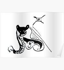 Scary Bear Poster