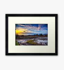 Causeway Sunset Framed Print