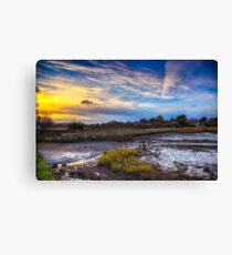 Causeway Sunset Canvas Print
