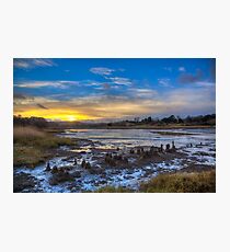 Sunset At The Yar Photographic Print