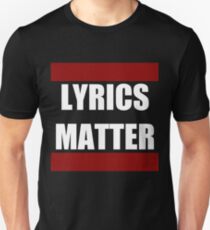 LYRICS MATTER Slim Fit T-Shirt
