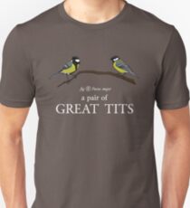 A Pair of Great Tits Unisex T-Shirt