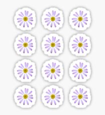 Lila Gänseblümchen Sticker