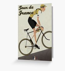 Tour De France Greeting Card