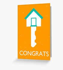 congrats homekey Greeting Card