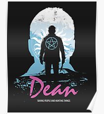 I Hunt, Therefore I Am (Dean - Supernatural & Drive) Poster
