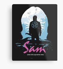 The Song Remains The Same (Sam - Supernatural & Drive) Metal Print