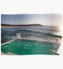 Iceberg Pool at Bondi, Sydney Poster