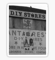 Vernacular typography in Llanelli Sticker