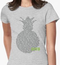 Gus's Nicknames 2 (Psych) Women's Fitted T-Shirt