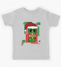 Minecraft Christmas Creeper Kids T-Shirt