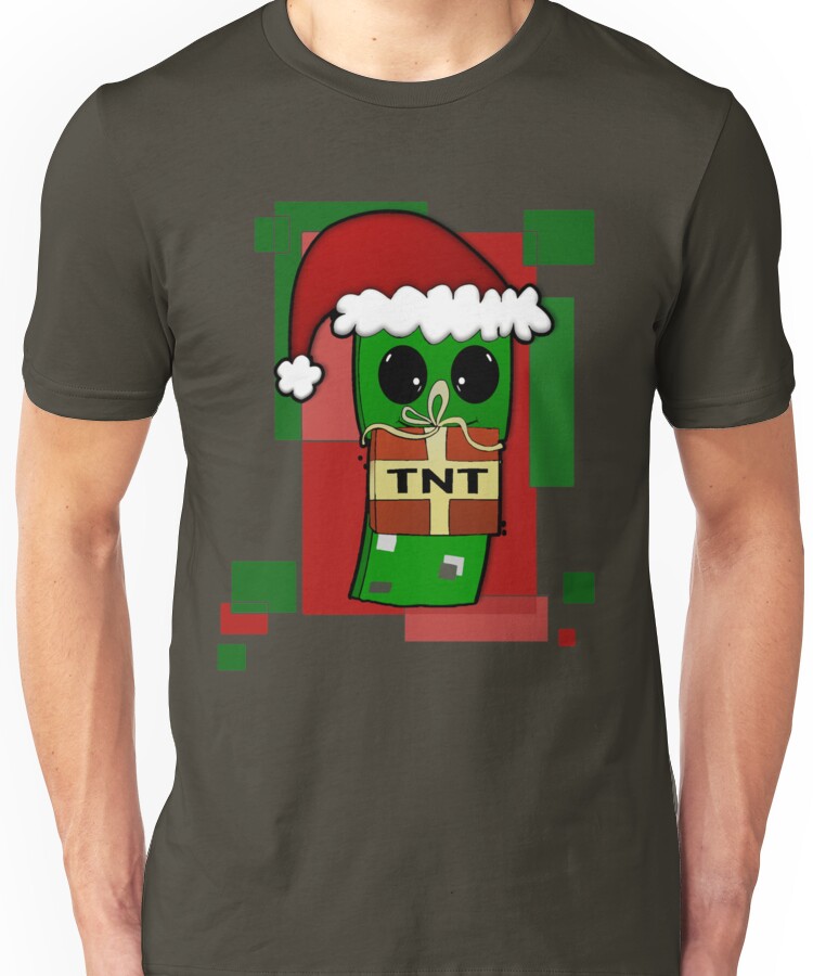Minecraft Christmas Creeper Unisex T-Shirt