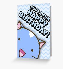 Fuzzballs Happy Birthday Cat Greeting Card
