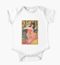 Alphonse Mucha: JOB Poster (Art Nouveau) One Piece - Short Sleeve