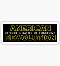 american revolution: battle of yorktown Sticker
