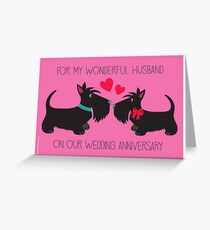 Wonderful Husband – Wedding Anniversary ©BonniePortraits.com Greeting Card