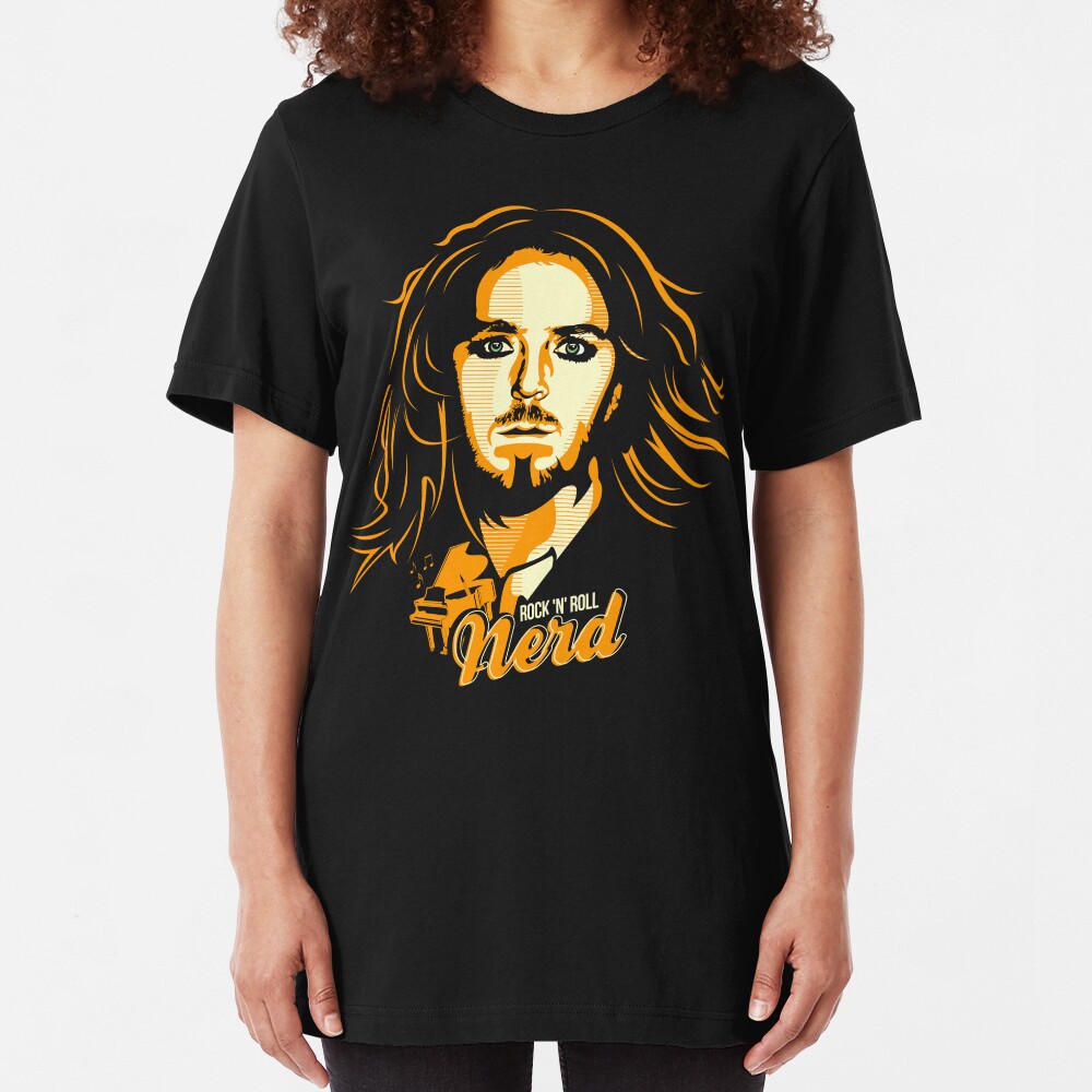 Rock 'N' Roll Nerd Slim Fit T-Shirt