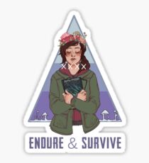 Ellie T-shirt - Blue Sticker