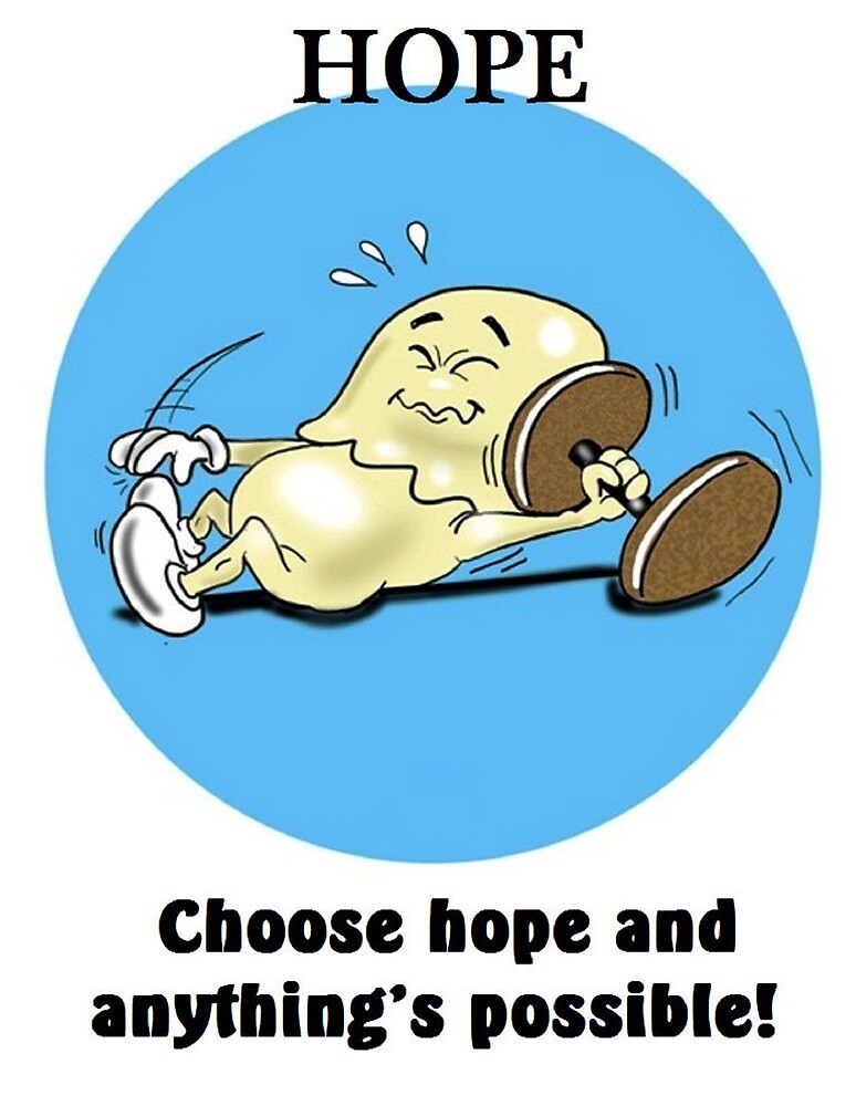 "HOPE CARTOON QUOTE" by InspireCartoons | Redbubble