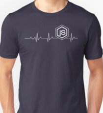Node.js Heartbeat T-shirt & Hoodie Unisex T-Shirt