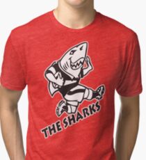 NATAL SHARKS FOR DARK SHIRTS SOUTH AFRICA RUGBY SUPER RUGBY Tri-blend T-Shirt