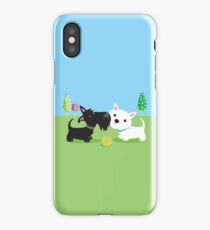 Best Friends – Scottie & Westie ©BonniePortraits.com iPhone Case/Skin
