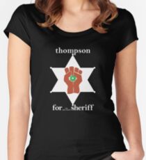 Hunter S Thompson, Gonzo Fist Women's Fitted Scoop T-Shirt