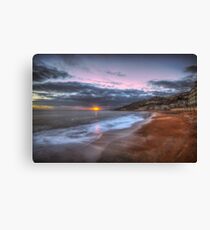 Ventnor Beach sunset Canvas Print