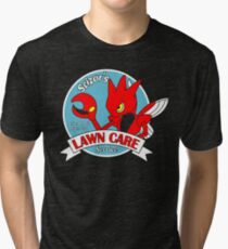 Scizor's Lawn Care Black Shirt Tri-blend T-Shirt