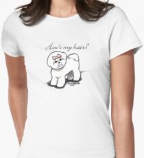 Bichon Hows My Hair? Women's Fitted T-Shirt