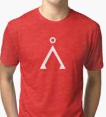 Stargate's Home Origin Symbol White Tri-blend T-Shirt