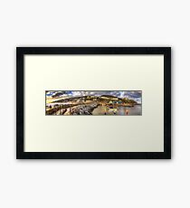 Ventnor Sunset Panorama Framed Print