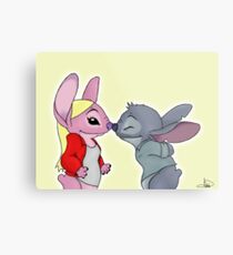Emma&Neal - Angel&Stitch Metal Print